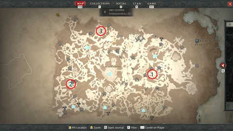Map Strongholds
