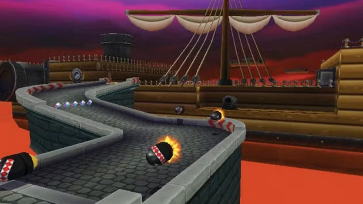 Mario Kart DS 2005 Airship Fortress
