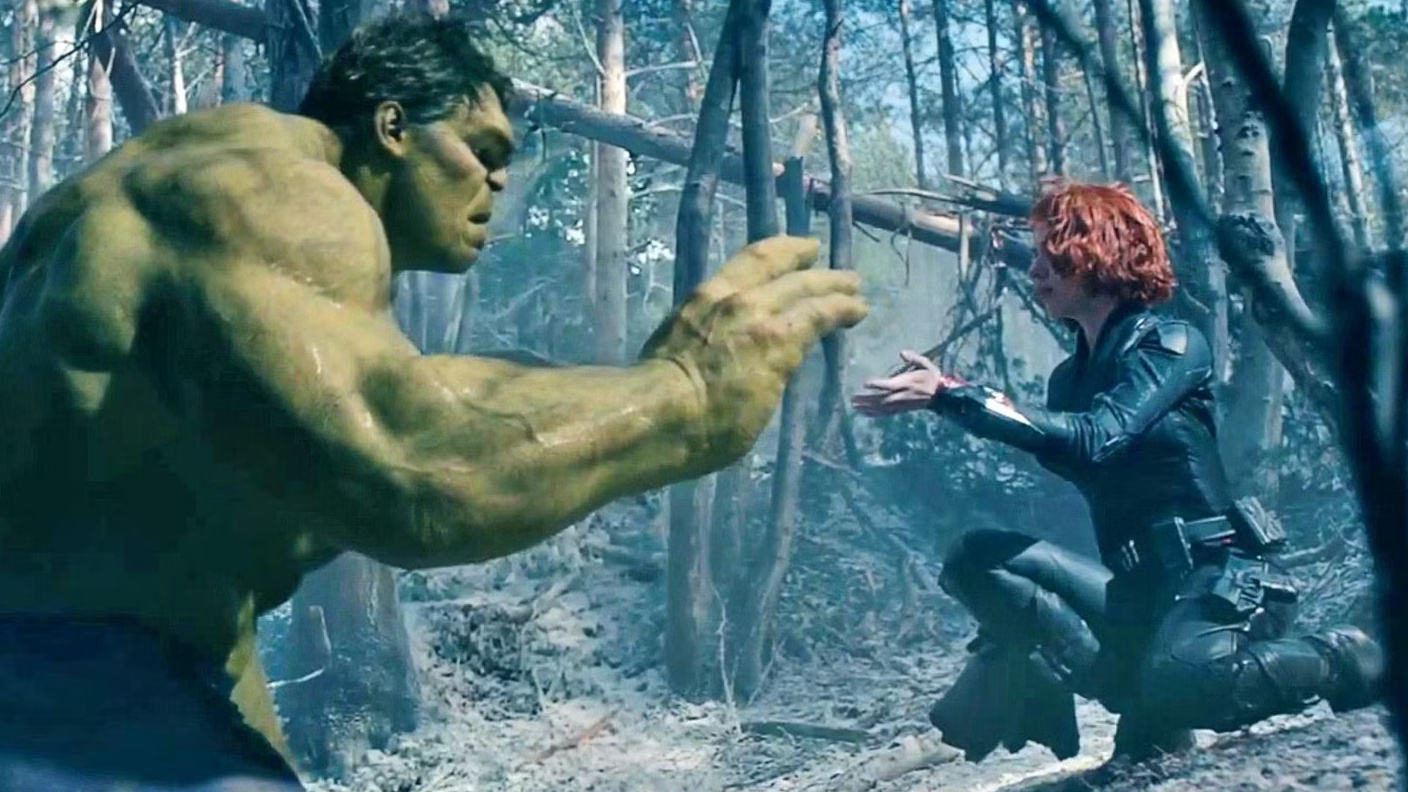 Mark Ruffalo and Scarlett Johansson Avengers Age of Ultron cropped processed by imagy