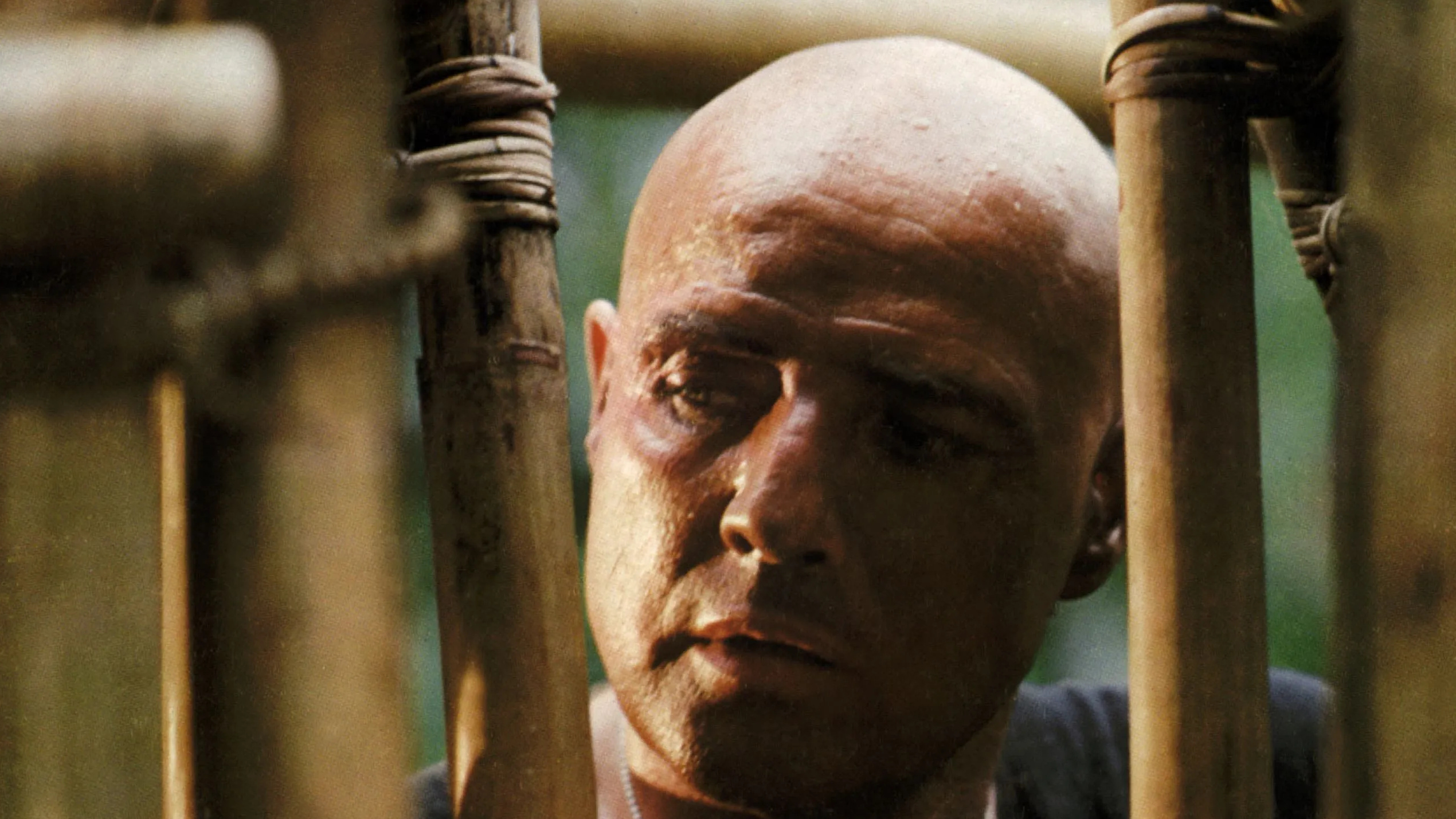 Marlon Brando vs Francis Ford Coppola Apocalypse Now cropped processed by imagy