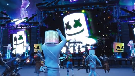 Marshmello Concert Fortnite