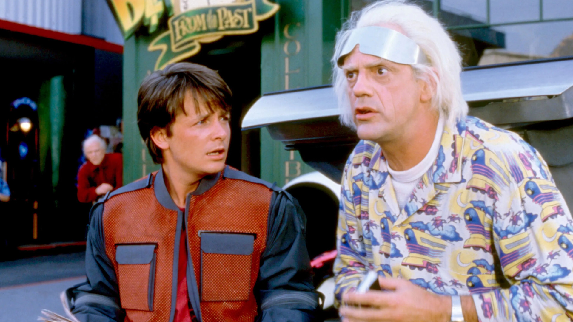 Marty Mc Fly and Doc Brown Back to the Future