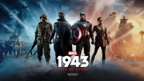 Marvel 1943 Rise of Hydra keyart Black Panther Captain America