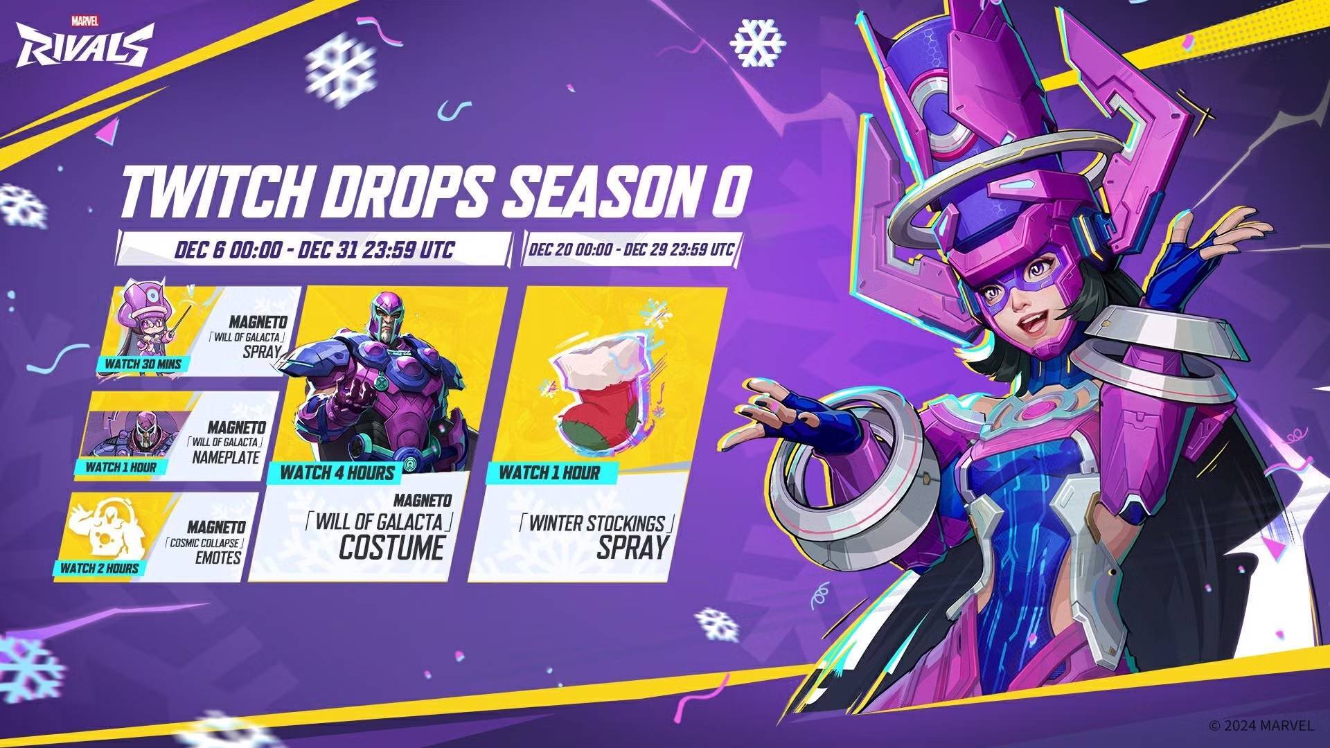 Marvel Rivals twitch drops