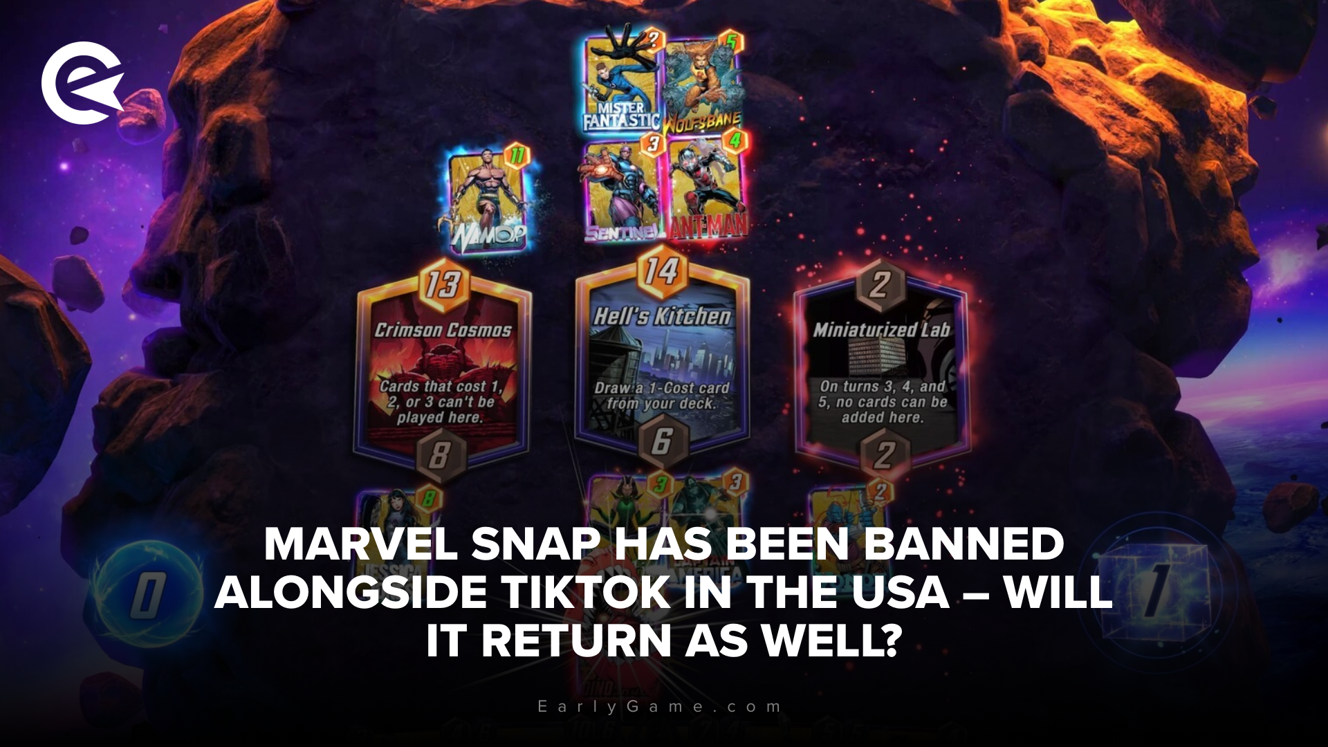 Marvel Snap banned USA