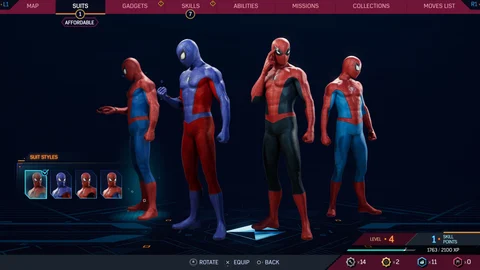 Marvels Spider Man 2 Suit Styles