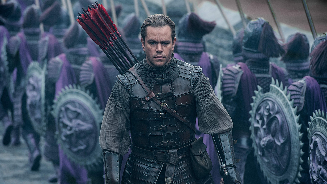 Matt Damon as William Garin in The Great Wall 2016 cropped processed by imagy