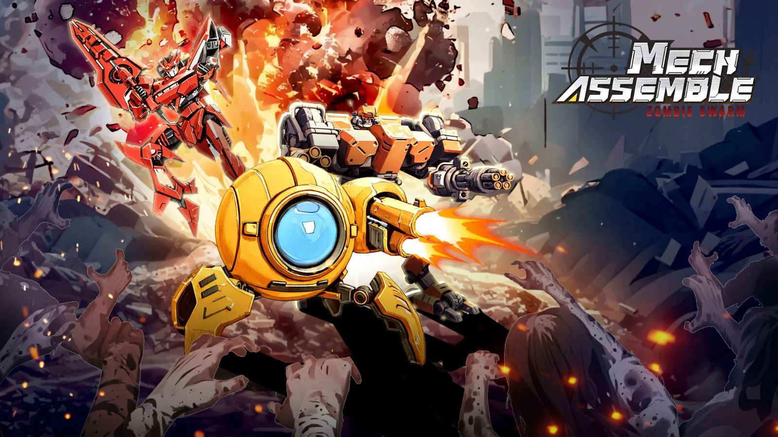Mech Assemble Zombie Swarm