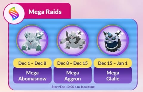 Mega Raids Dec