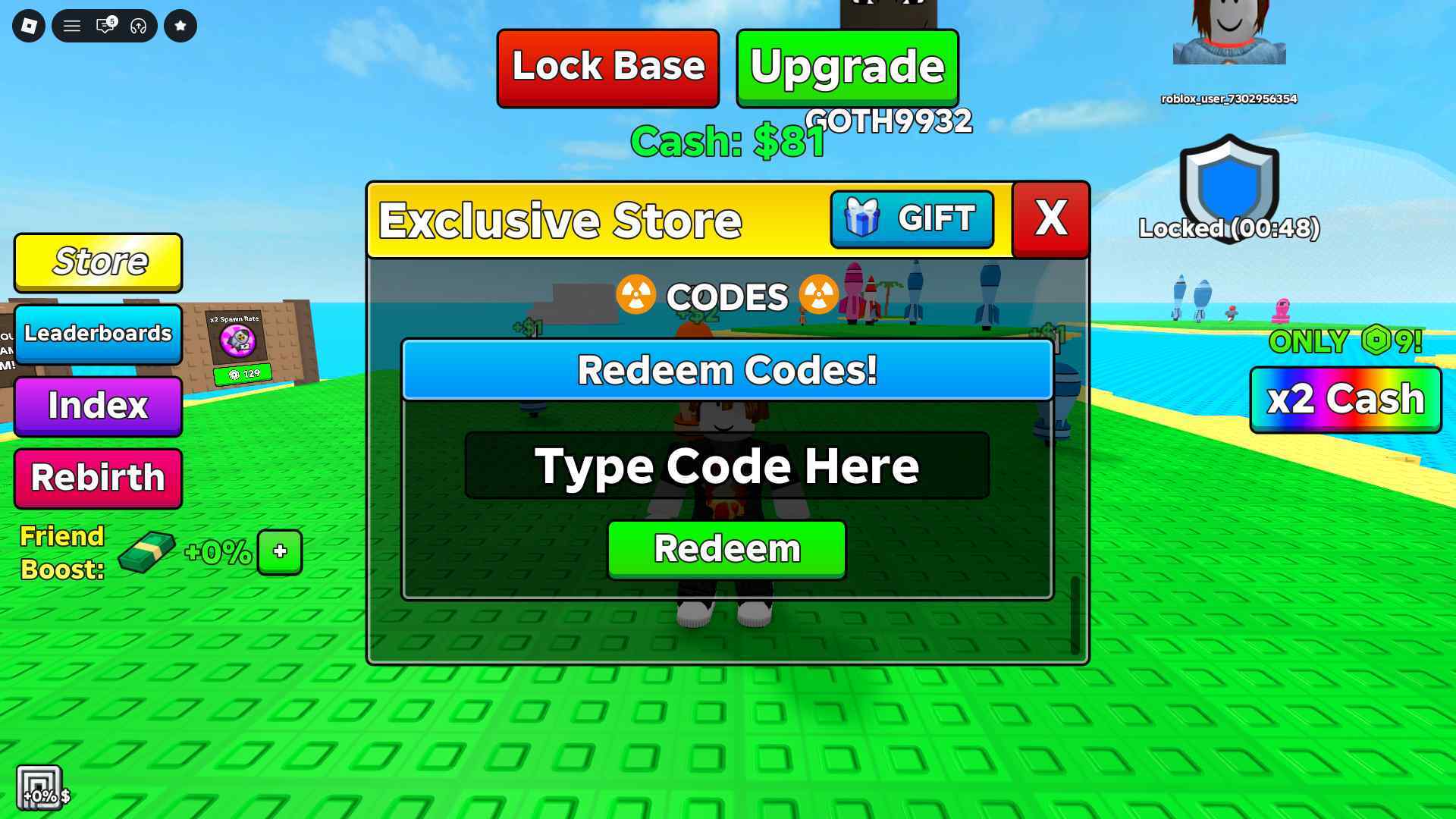 Merge a Nuke How To Redeem Codes 2