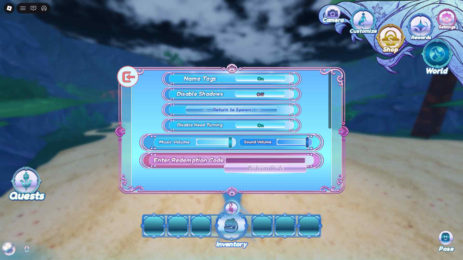 Mermaid Isle How to Redeem Codes 2