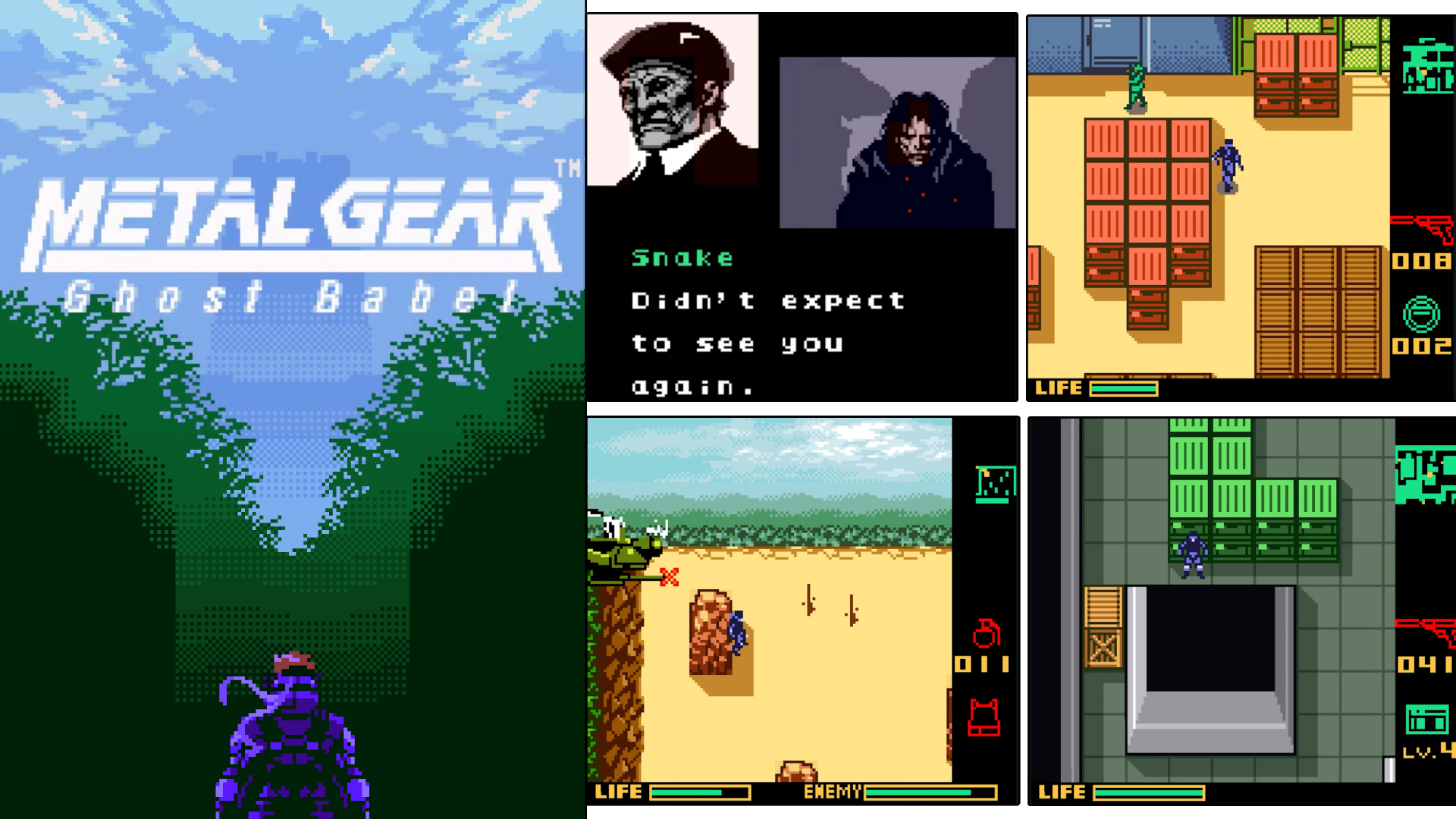 Metal Gear Ghost Babel Screenshots