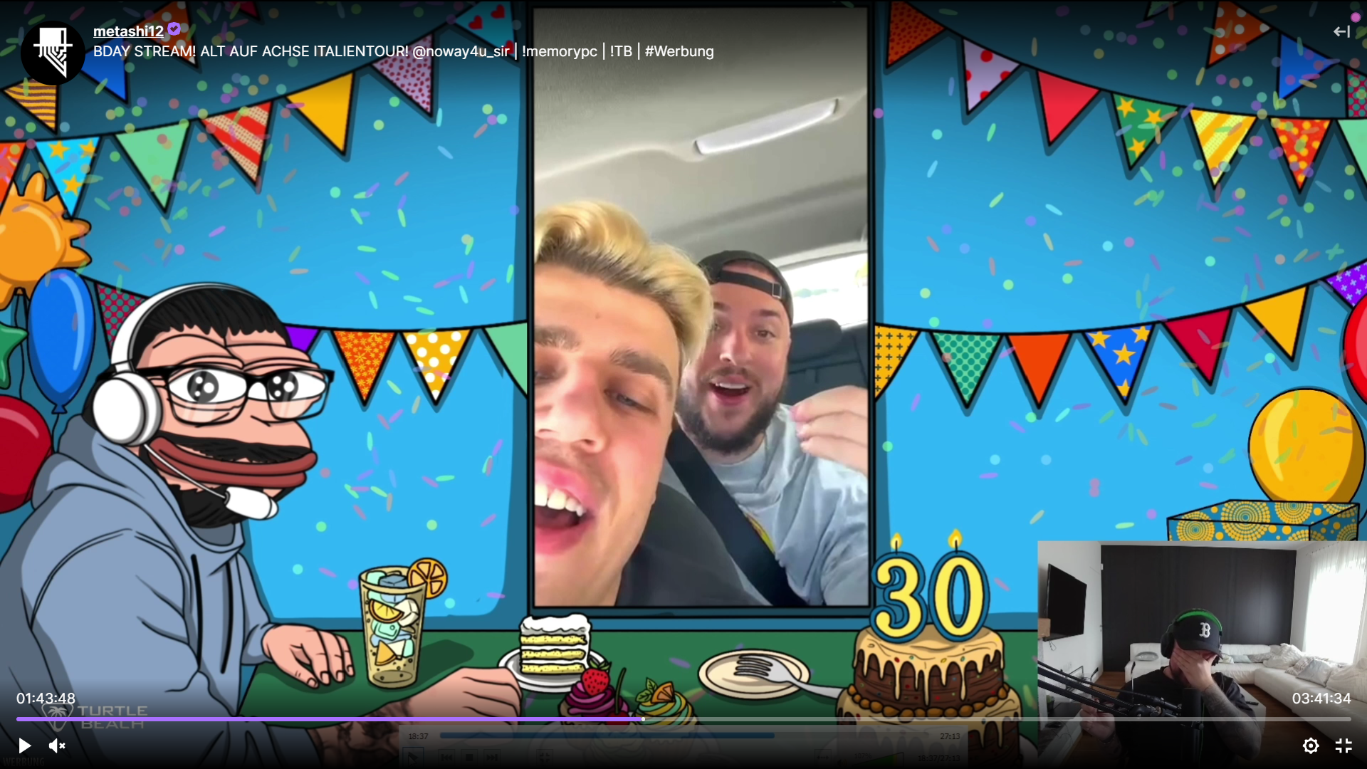 Metashi feiert 30. Geburtstag: Dieses Geschenk rührt ihn zu Tränen