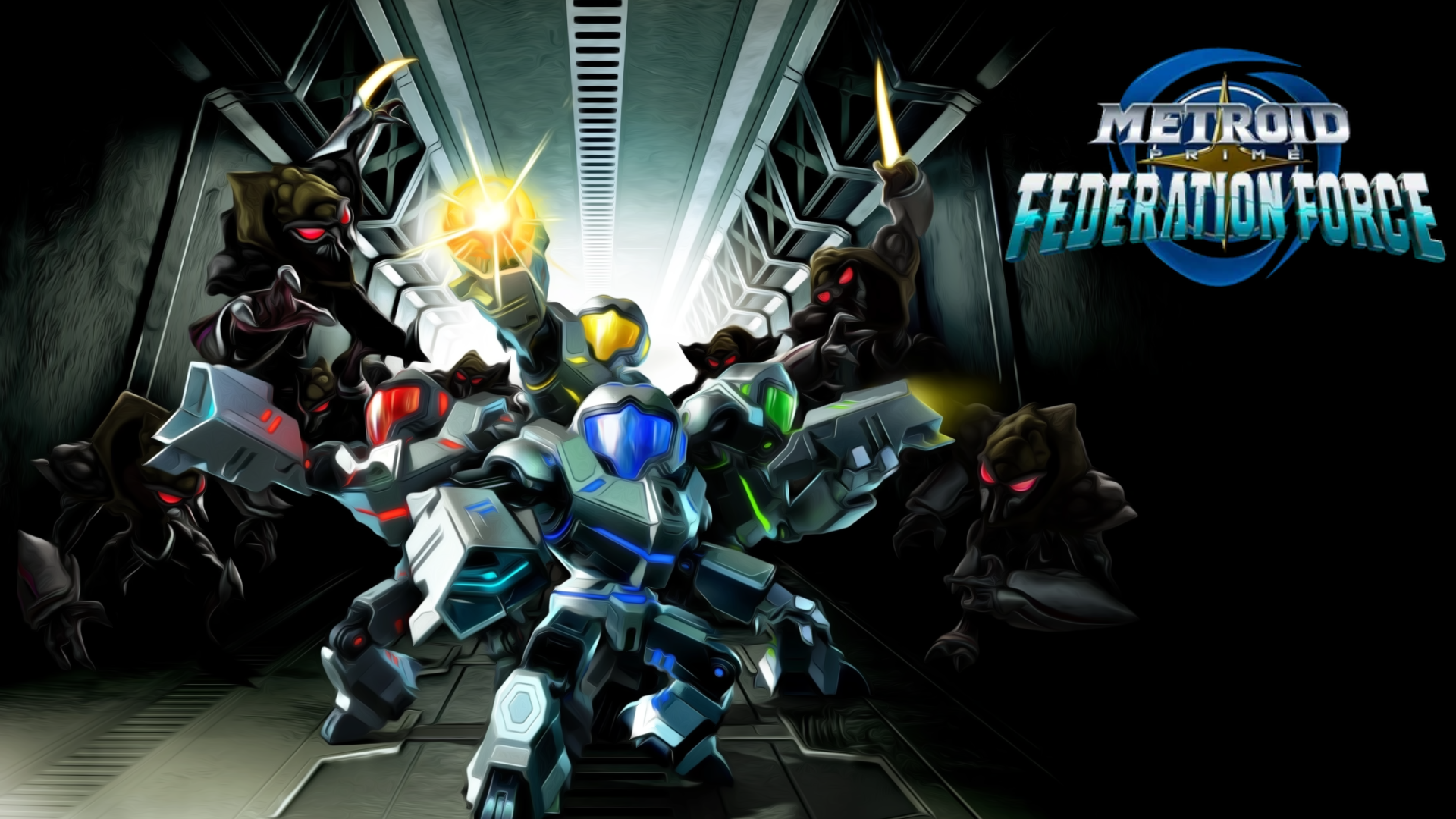 Metroid Prime Federation Force Artwork