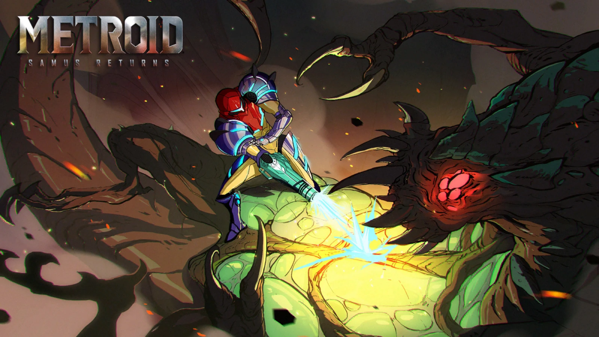 Metroid Samus Returns Ending Art