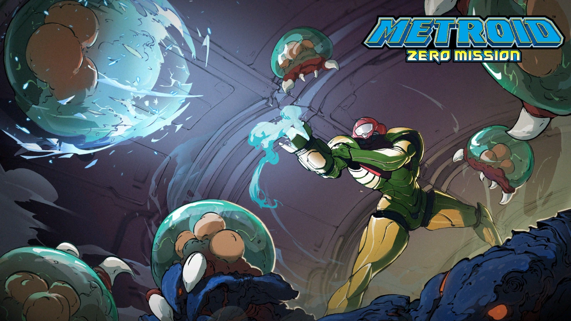 Metroid Zero Mission Ending Art