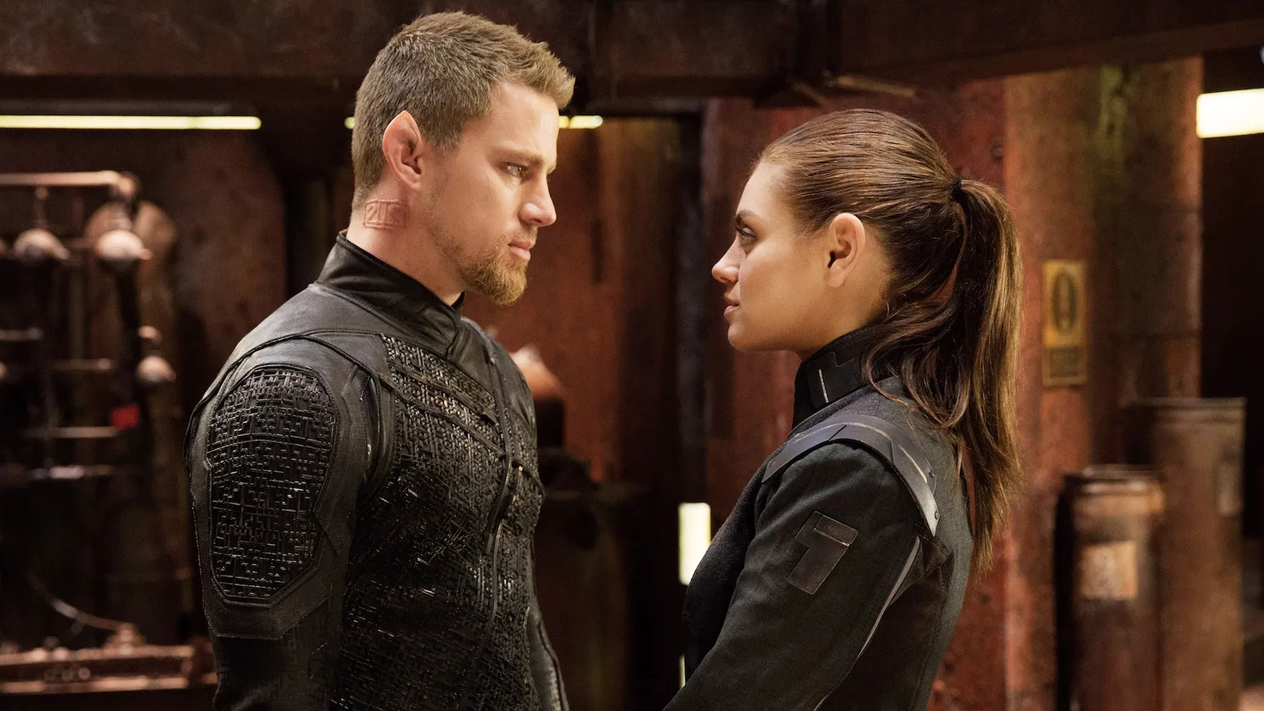Mila Kunis and Channing Tatum Jupiter Ascending 2015