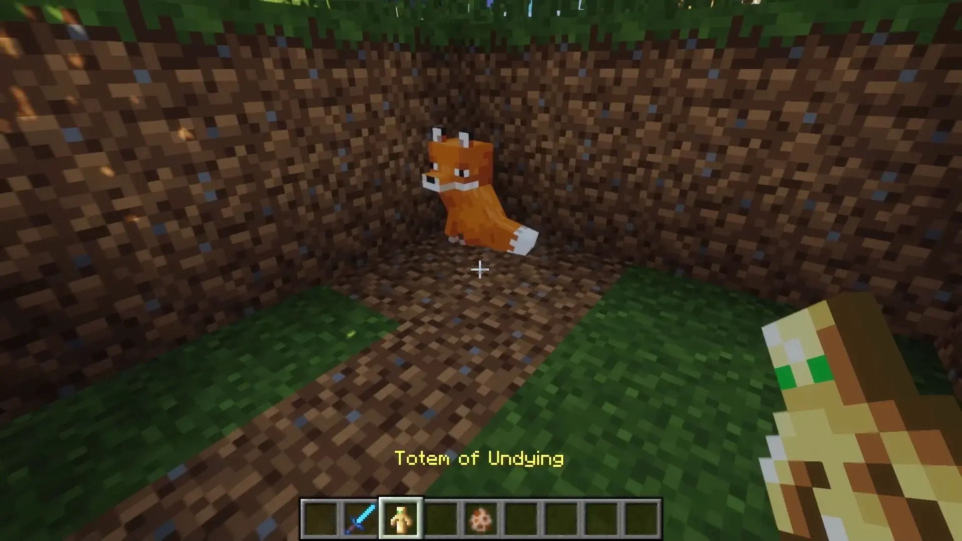 Minecraft Foxes Totem