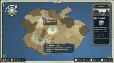 Minecraft Legends map