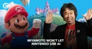 Miyamoto wont let Nintendo use AI