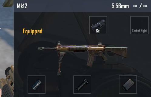 Лучшая экипировка Mk12 в PUBG Mobile: полная настройка навесного оборудования