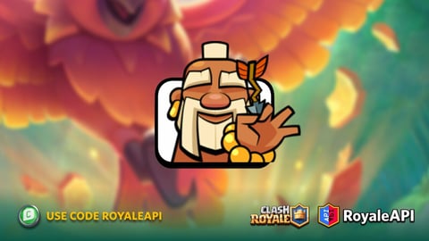 New King Emperor Emote - Clash Royale 