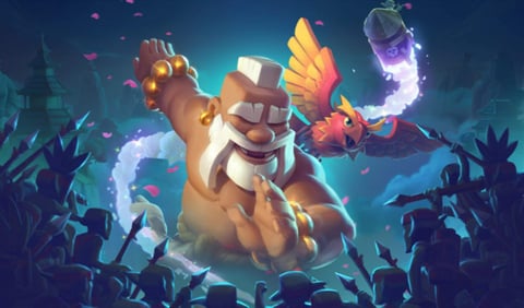 Monk Phoenix Clash Royale Trophy