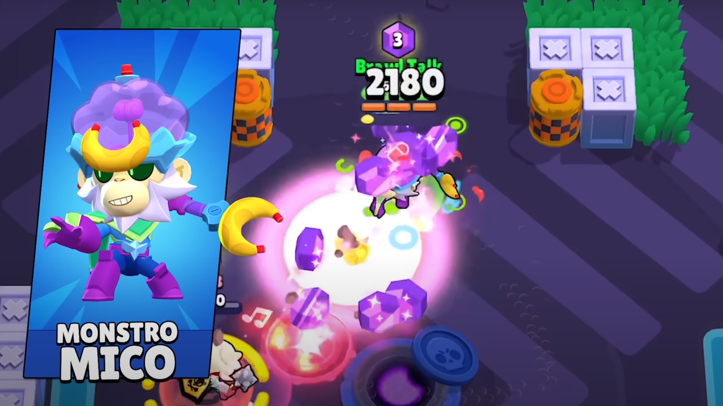 Monstro Mico Skin Brawl Stars