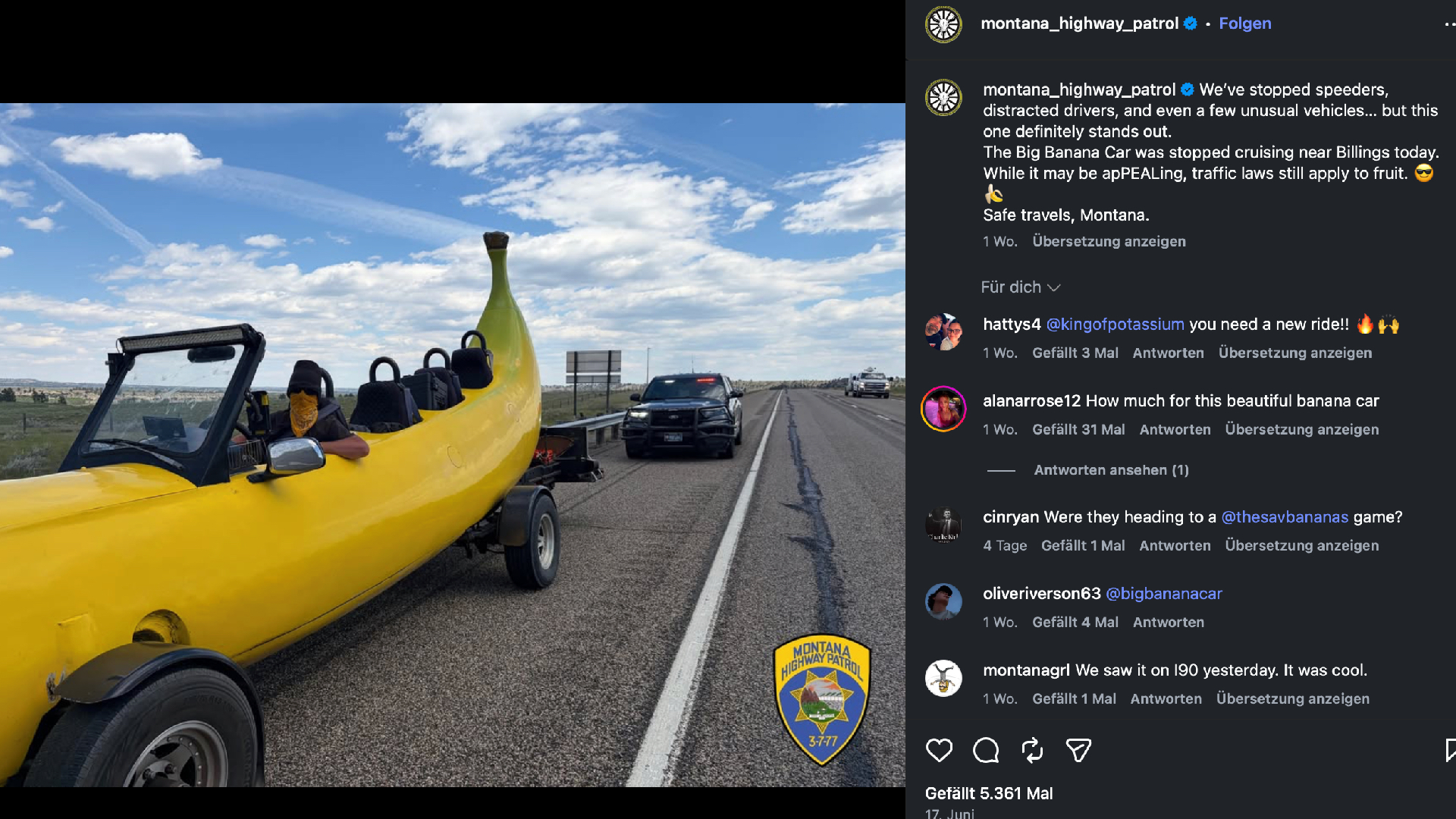 Montana Highway Patrol IG