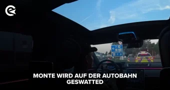 Monte wird auf der Autobahn geswatted