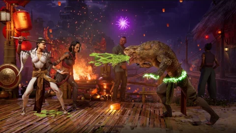 Mortal Kombat 1 Fight Reptile Ashrah