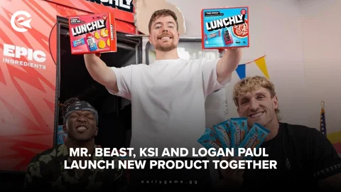 Mr Beast KSI And Logan Paul Launch New Product Together