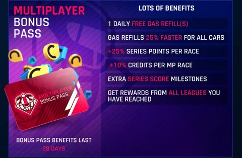 Multiplayer Reward Pass Asphalt9