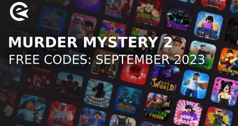 Murder Mystery 2 codes september 2023