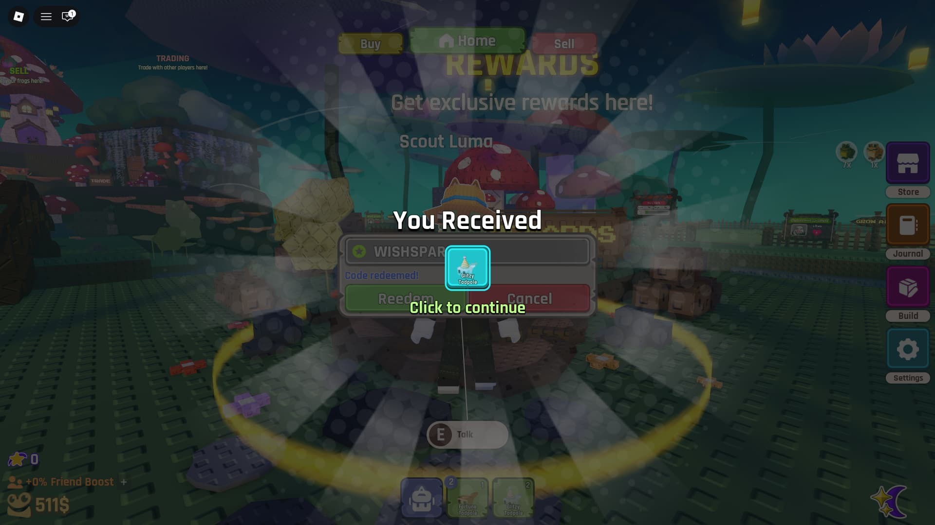 My Frog Pond active codes