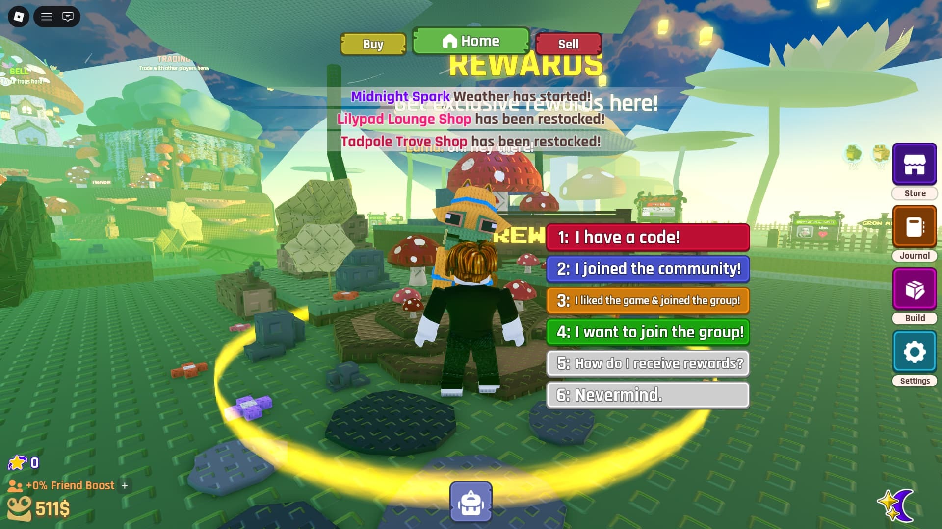 My Frog Pond how to redeem codes 3