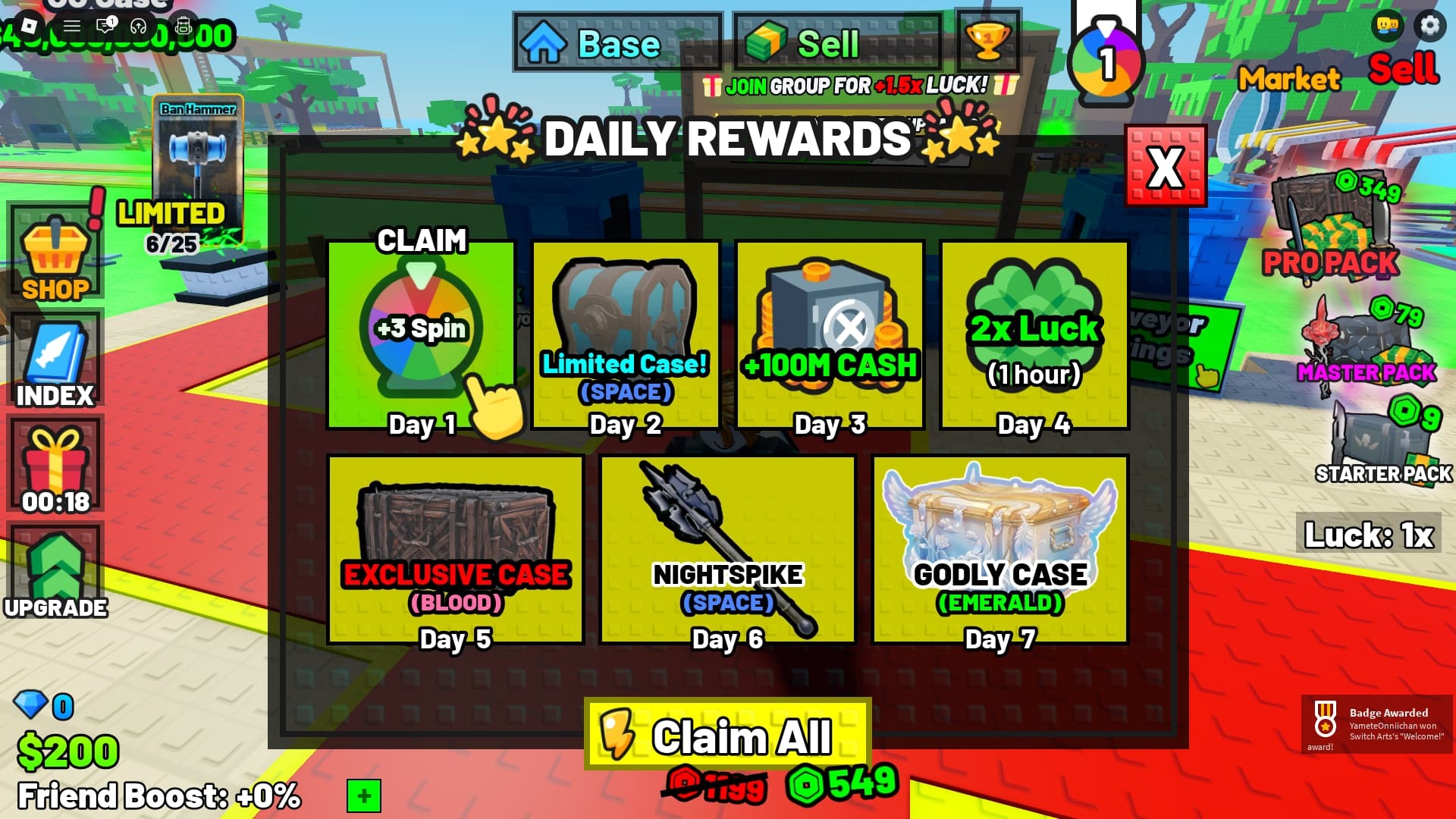 My Knife Farm Codes More