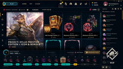 Mythic shop rotation Nightbringer Kayn prestige edition and True