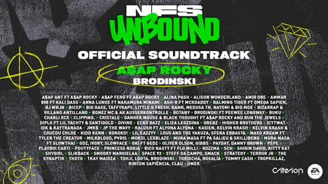 NFS unbound soundtrack