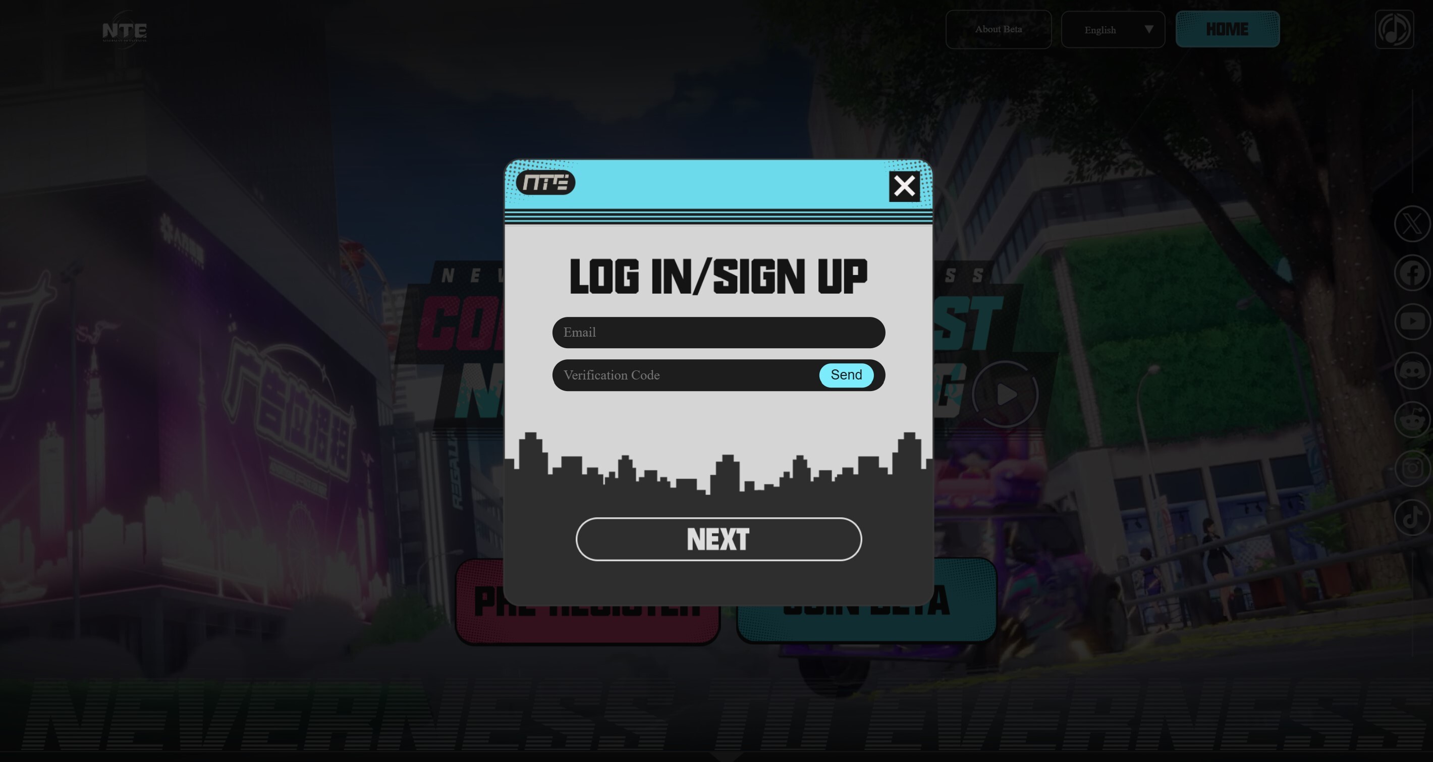 NTE sign up