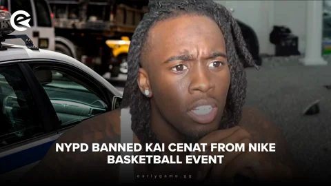 NYPD Banned Kai Cenat from Nike Basketball Event