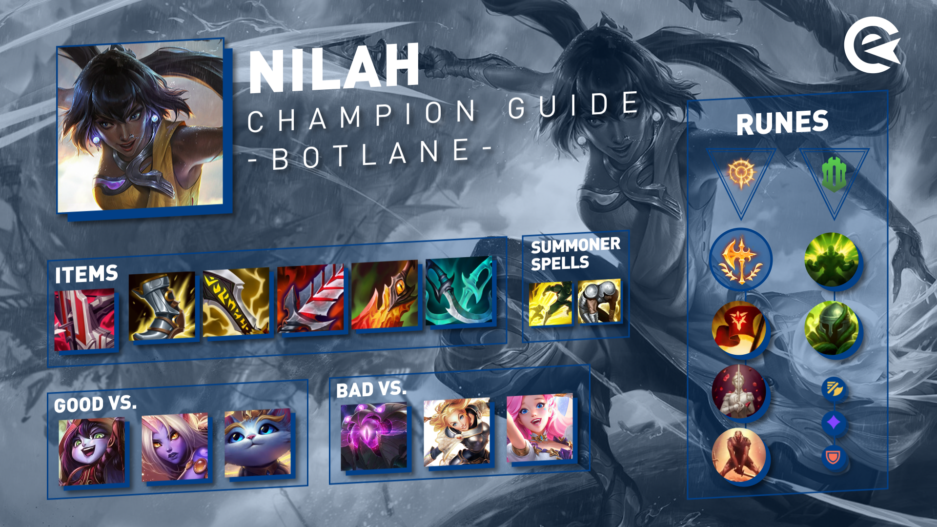 Nilah Champion Guide: Builds, Runes & More | EarlyGame