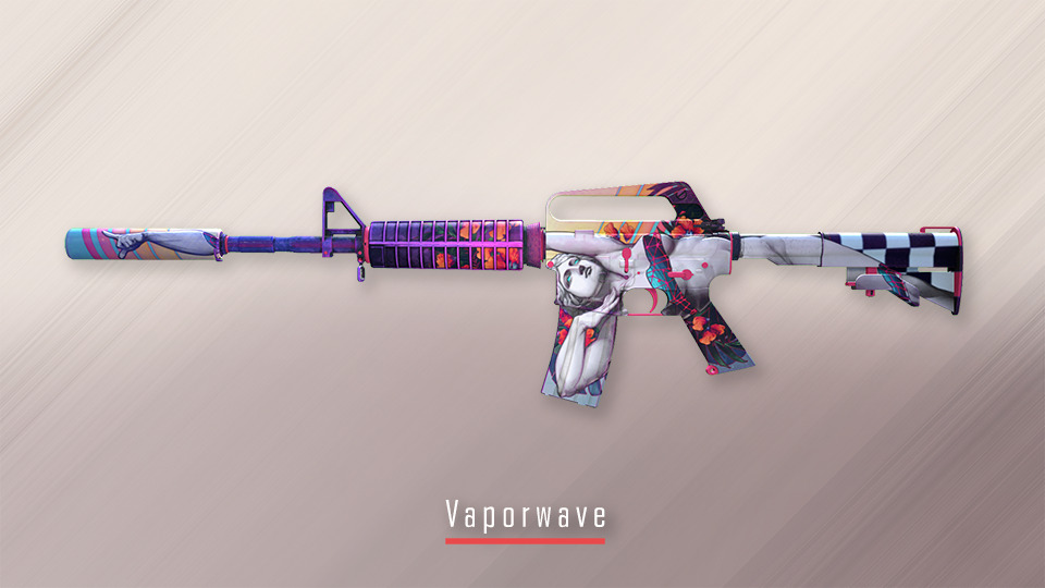 No 3 M4 A1 S Vaporwave