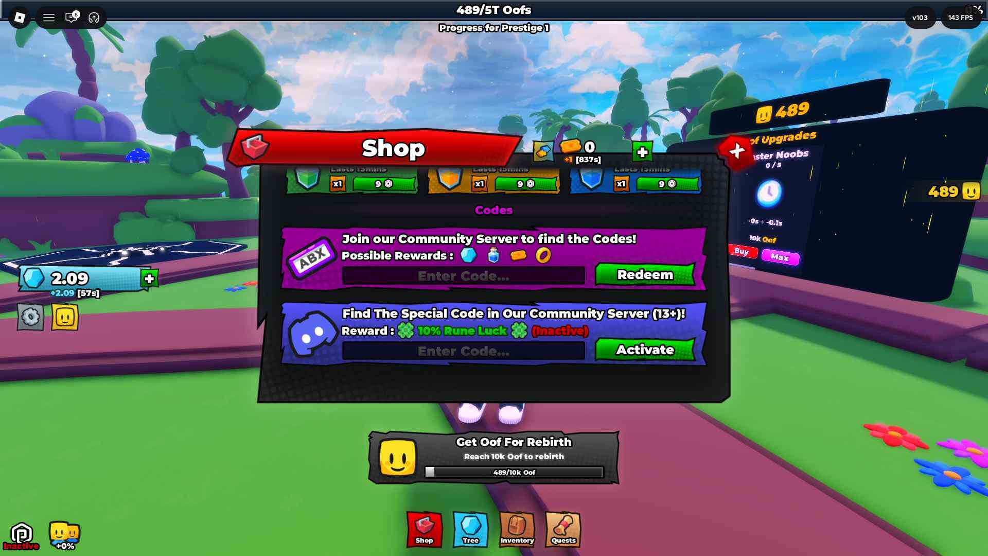 Noob Incremental How To Redeem Codes 2