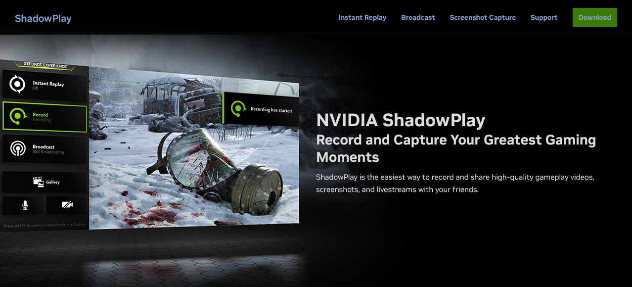 Nvidia Shadow Play 1