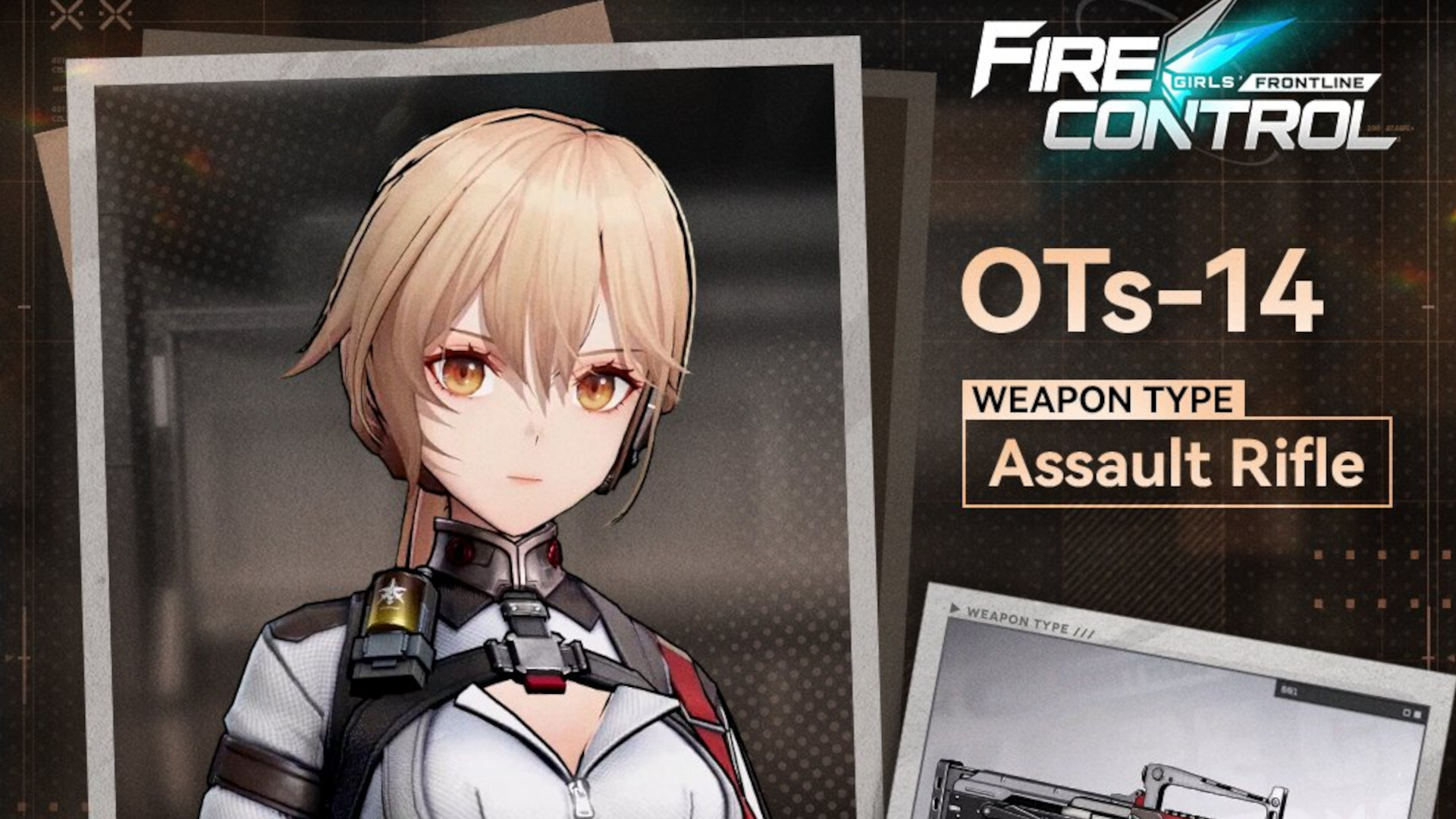 O Ts 14 Girls Frontline Fire Control