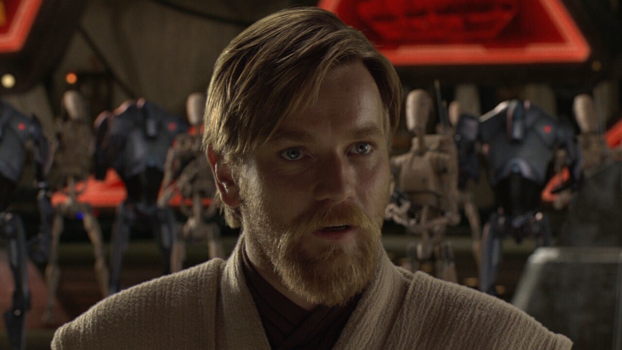 Obi Wan Kenobi in Star Wars Episode VII Revenge of the Sith