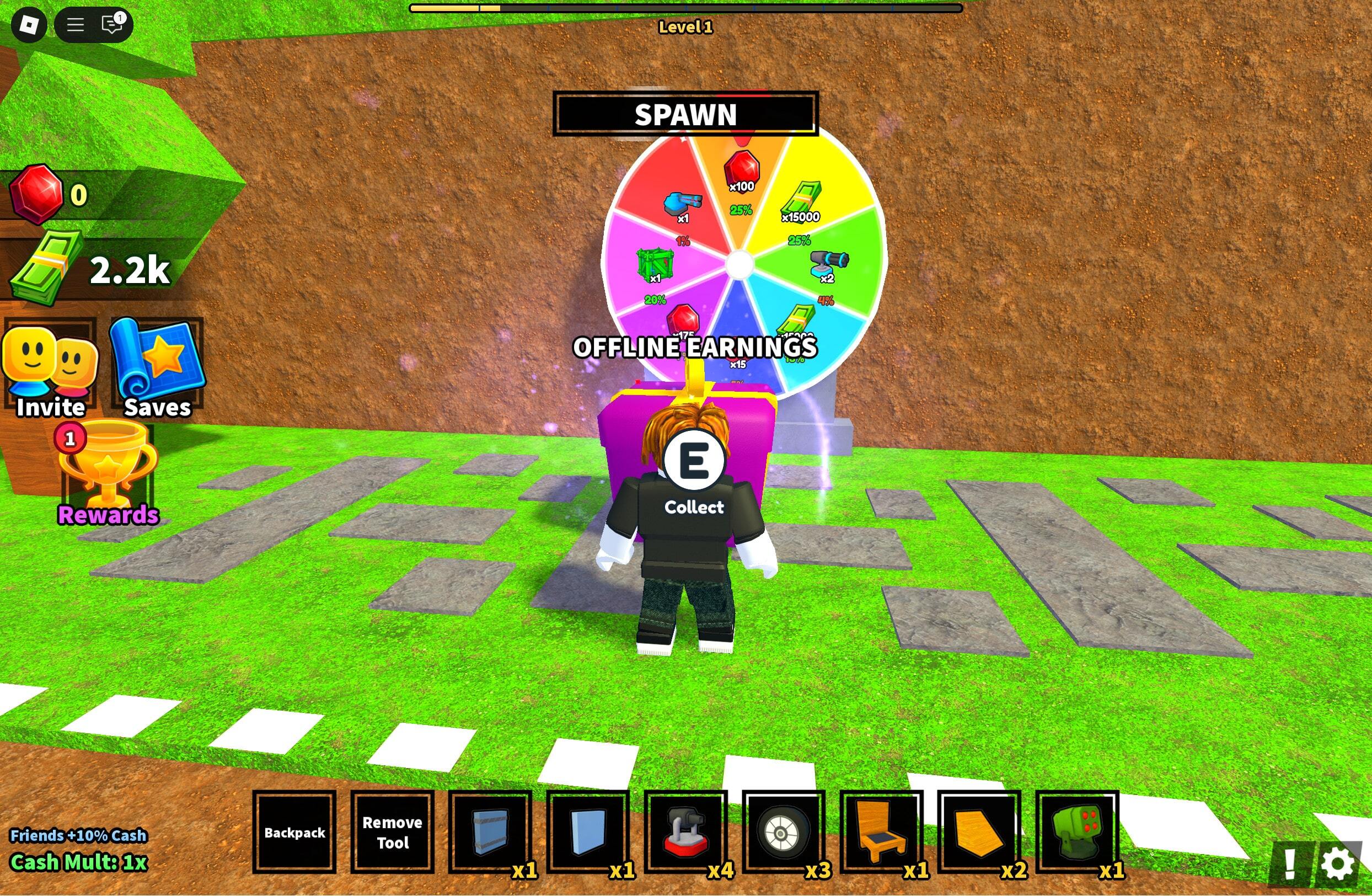 Offline Rewards Roblox Car Battles