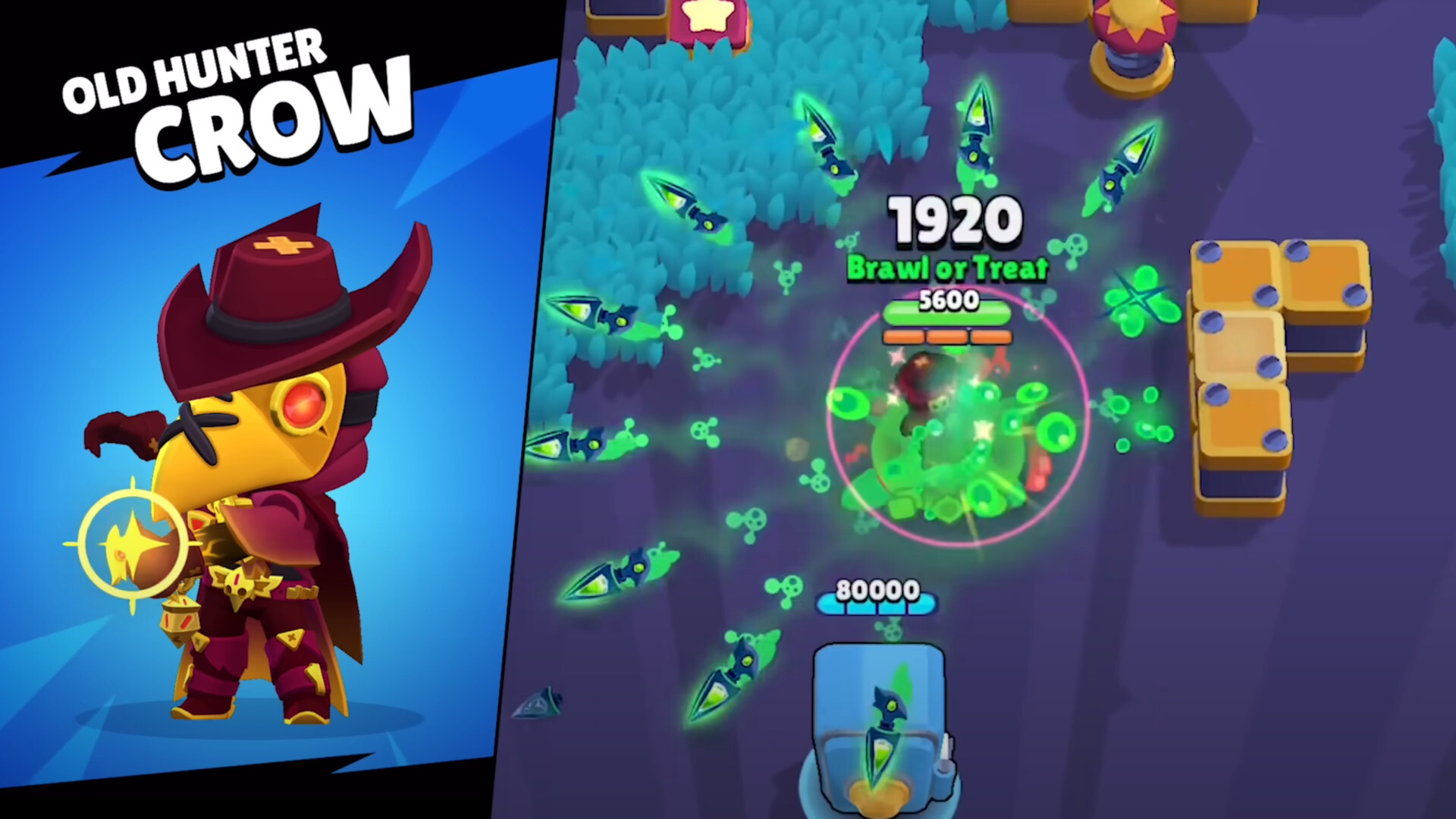 Old Hunter Crow Brawl Stars