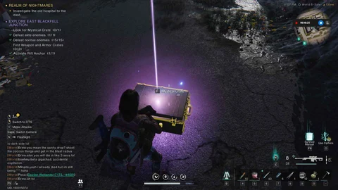 Once Human Blackfell Junction Secret Mystical Crate Spawned